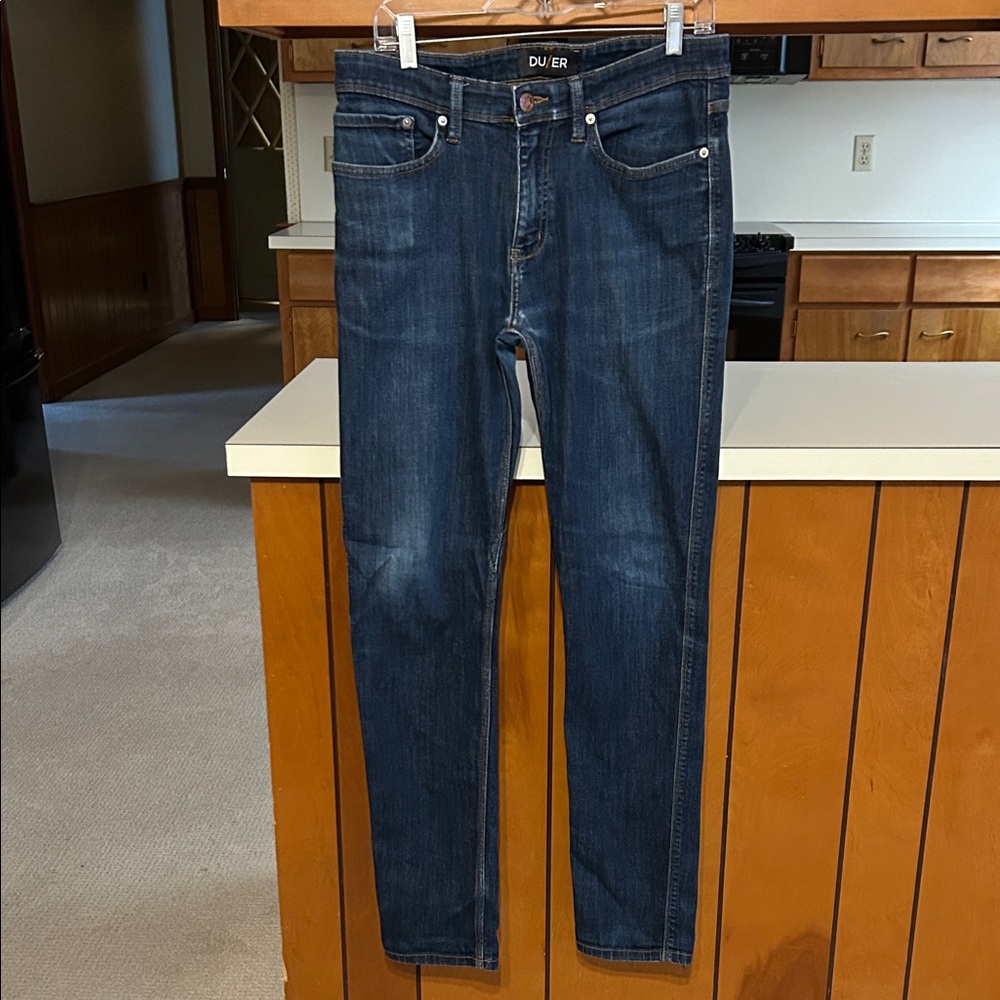 DUER Men’s L2X Performance Jeans - Slim Fit Stretch Blue 30 - (Fits 33x32.5)
O - Picture 3 of 17